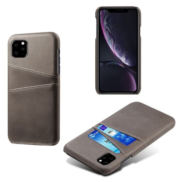 Dual Card iPhone 11 Pro Max kuoret - Harmaa