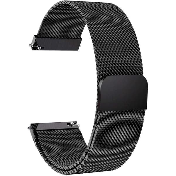 Garmin Vivomove Style milanesisk urrem i rustfrit stål - Sort