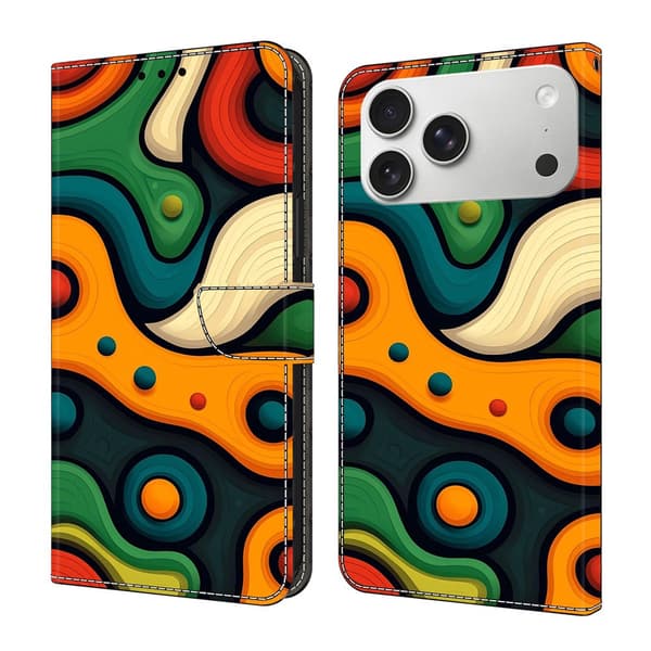 Wonderland iPhone 17 Pro flip-etui - Malt