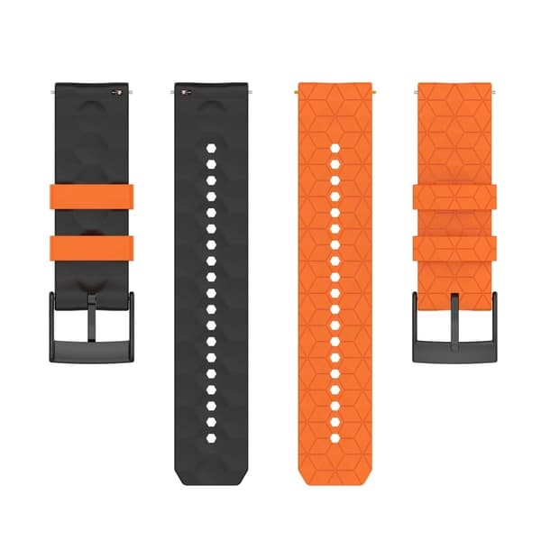 24 mm silikoneurrem til Suunto - Orange