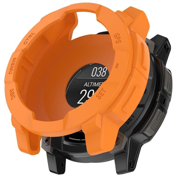Garmin Instinct E 45 mm urkasse Silikone stødsikker ramme - Orange