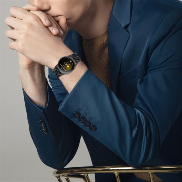 Google Pixel Watch 5 perler urrem i rustfrit stål - Sort