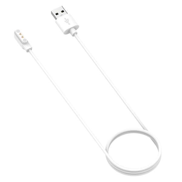 1,2 m magnetisk USB-ladekabel - Hvit
