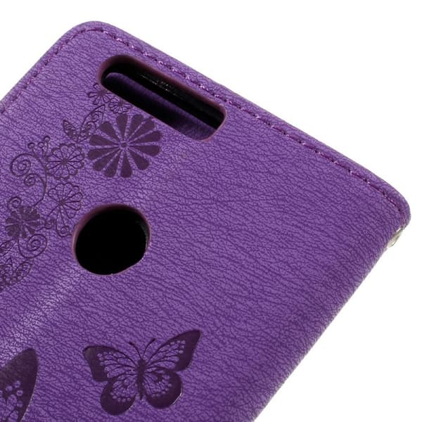 Huawei Honor 8 holdbart silicone-etui - Lilla