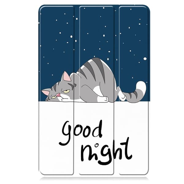 Lenovo Idea Tab Pro Case Pattern Print Leather Stand Tablet Cover - Cat