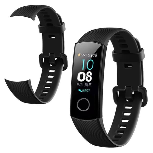 Honor Band 5 silikone Urrem - Sort