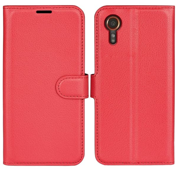 Klassisk Samsung Galaxy Xcover 7 flip etui - Rød