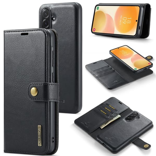 DG.MING Samsung Galaxy A57 2-i-1 etui med pung - Sort