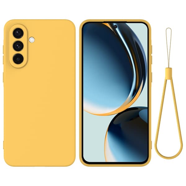 Matte Liquid Samsung Galaxy S26 Plus silikone cover - Gul