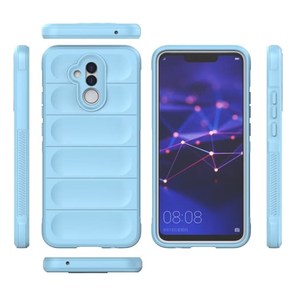 Blødt grebsformet cover til Huawei Mate 20 Lite - Blå