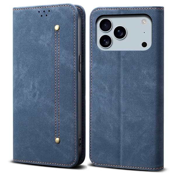 Jeans iPhone 17 Pro fodral - Blå