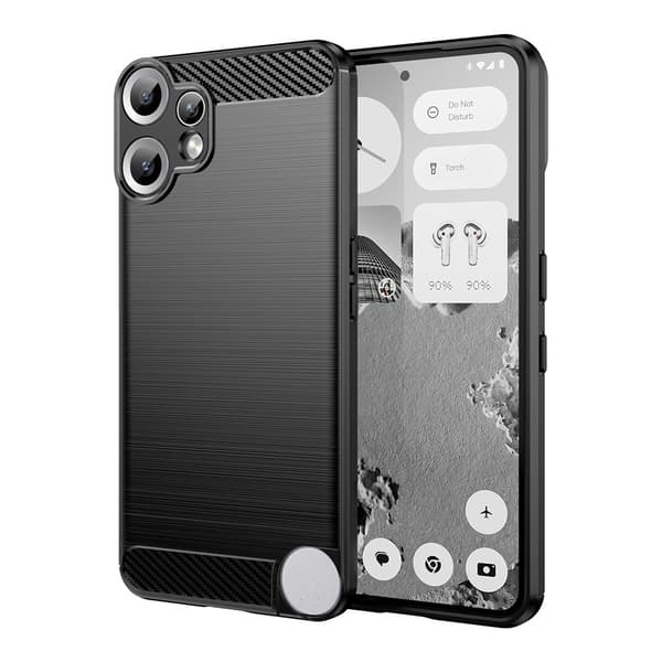 Carbon Flex Nothing CMF Phone 2 Pro skal - Svart