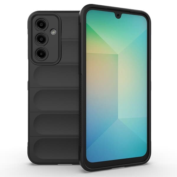 Blødt grebsformet Samsung Galaxy A26 cover - Sort