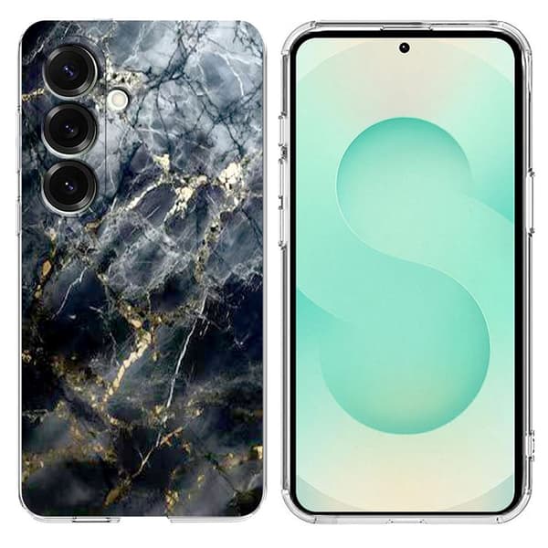 Abstract Samsung Galaxy A36 cover - Sort