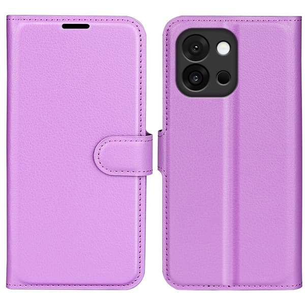 Klassisk OnePlus 13T flip etui - Lilla