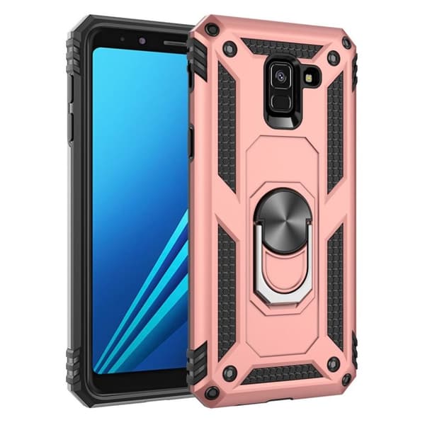 Bofink Combat Samsung Galaxy A8 (2018) deksel - Rose Gull