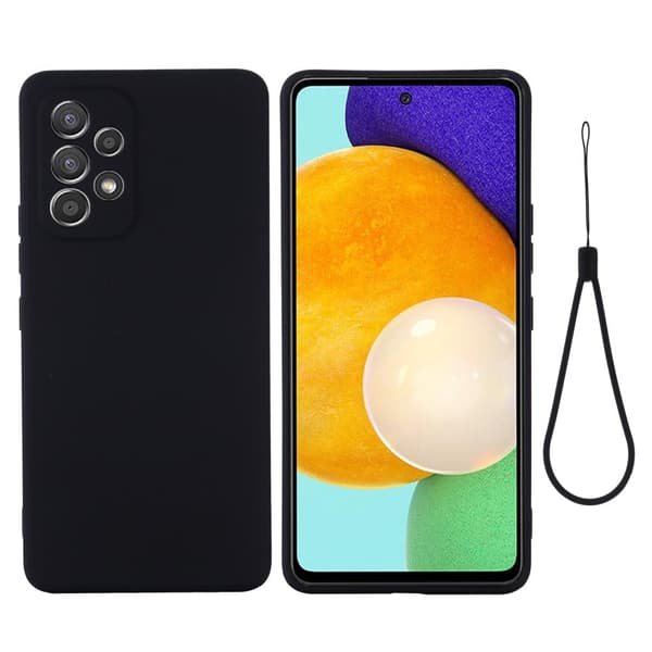 Matte Liquid Samsung Galaxy A33 5G silikone cover - Sort