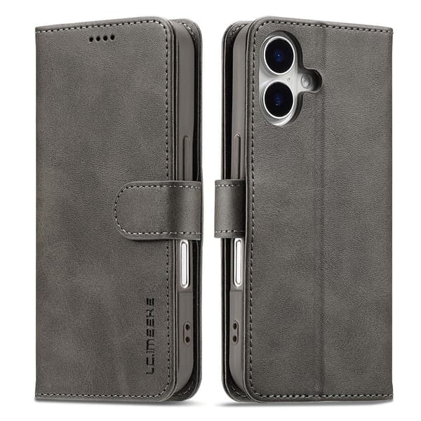LC.IMEEKE iPhone 17 flip etui - Grå