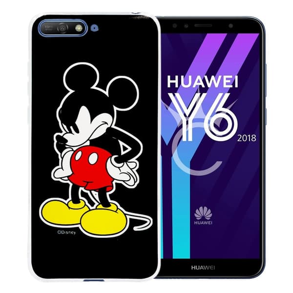 Mickey Mouse #11 Huawei Y6 2018 cover - Sort