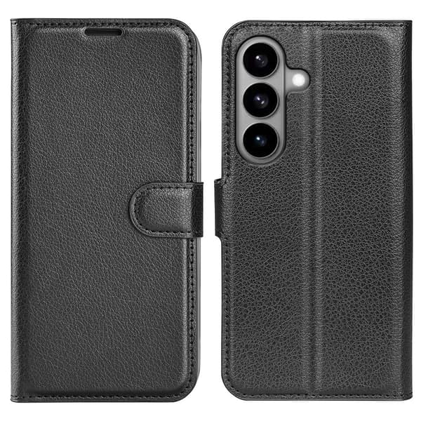 Klassisk Samsung Galaxy S26 flip etui - Sort