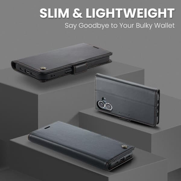 CaseMe iPhone 17 smooth etui - Sort