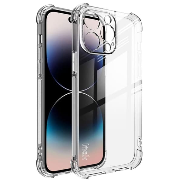 IMAK Airbag-skydd för iPhone 14 Pro Max - Transparent