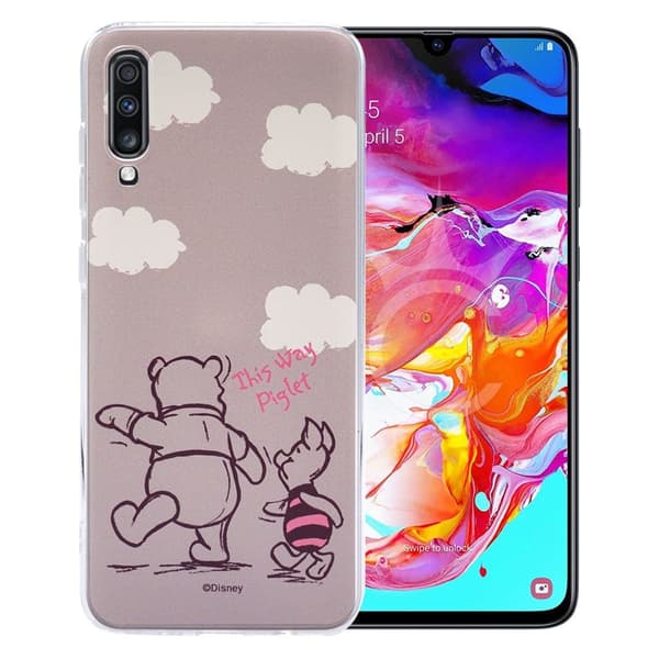 Ole Brumm # 6 Disney deksel for Samsung Galaxy A70 - Grå