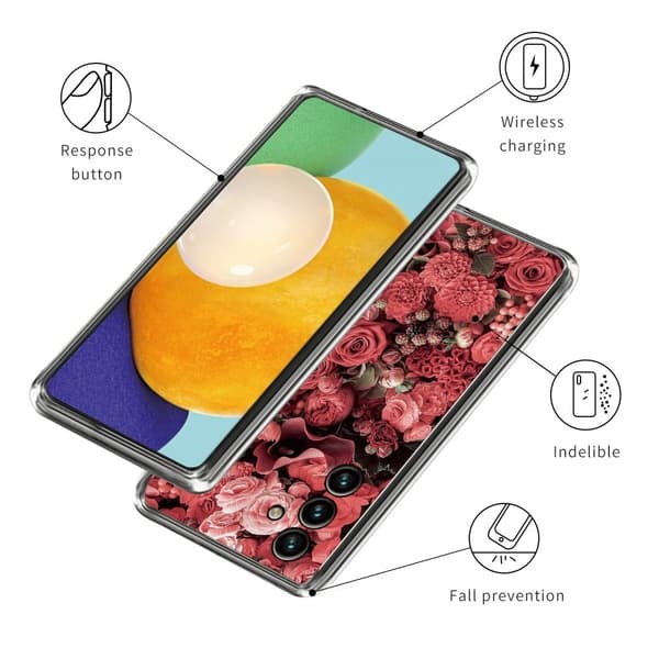Deco Samsung Galaxy A54 Etui - Artless Million Blomster