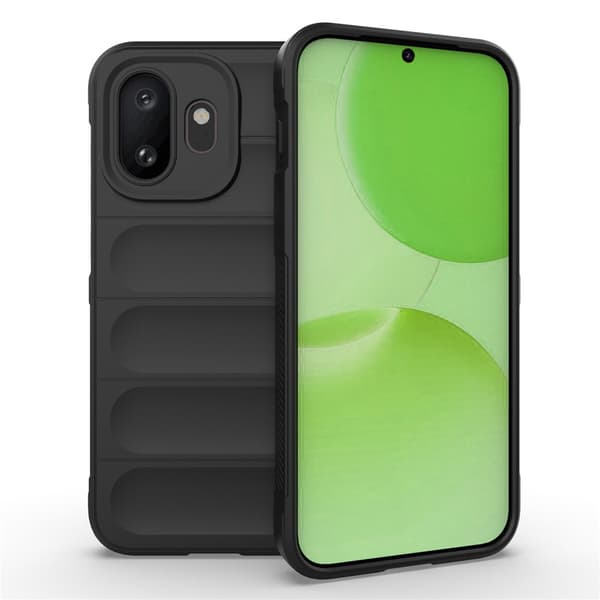 Blødt grebsformet OnePlus 15T cover - Sort