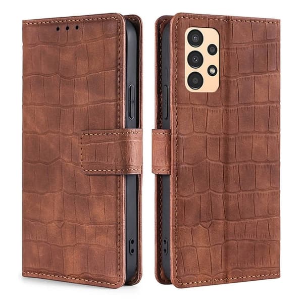 Croco Samsung Galaxy A13 4G skal - Brun
