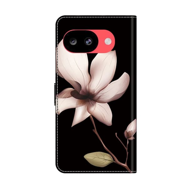 Wonderland Google Pixel 10a flip-etui - Rosa Blomst