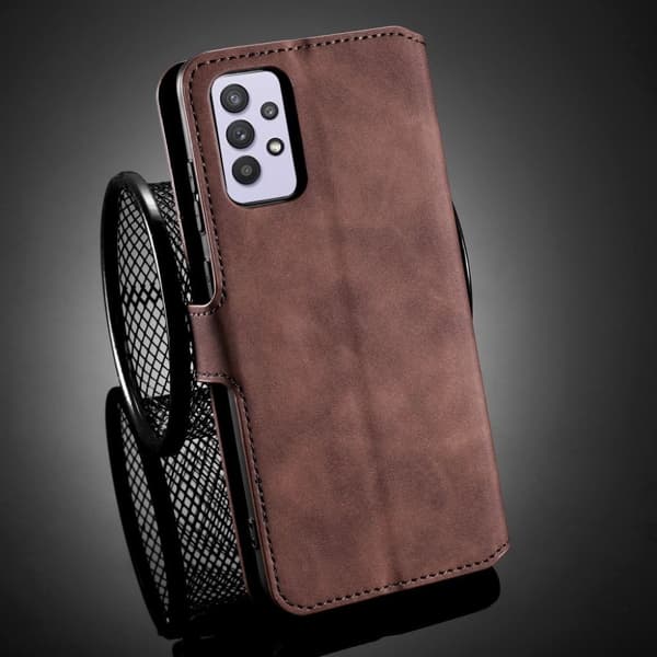 DG.Ming Samsung Galaxy A32 5G Retro Etui - Kaffe