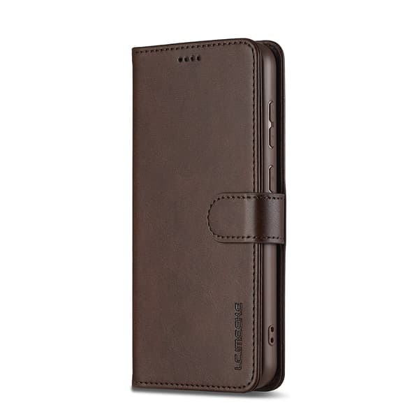 LC.IMEEKE Samsung Galaxy S26 Plus flip case - Ruskea