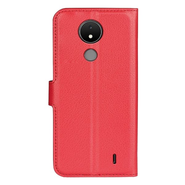 Klassisk Nokia C21 Flip Etui - Rød