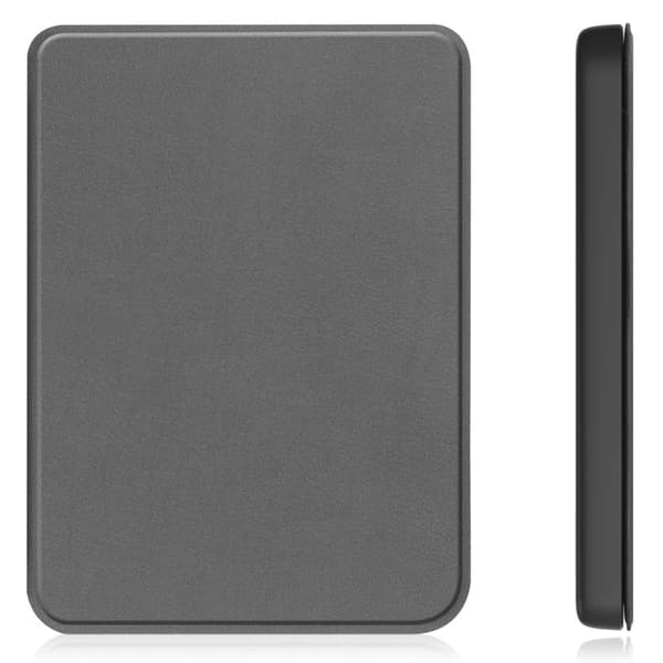 Kobo Clara 2E enkelt flipfodral i läder - Grå