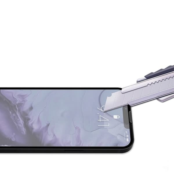 AMORUS ekstra stærk glasskærmbeskytter til iPhone 13 Mini