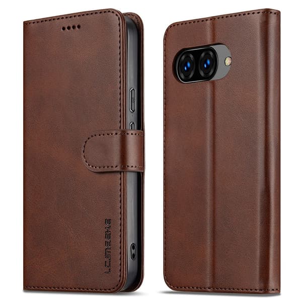 LC.IMEEKE Google Pixel 10a flip etui - Brun
