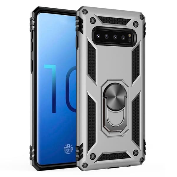 Bofink Combat Samsung Galaxy S10 skal - Silver/Grå