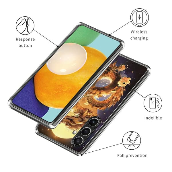Vibe Samsung Galaxy S26 deksel - Gull Drage