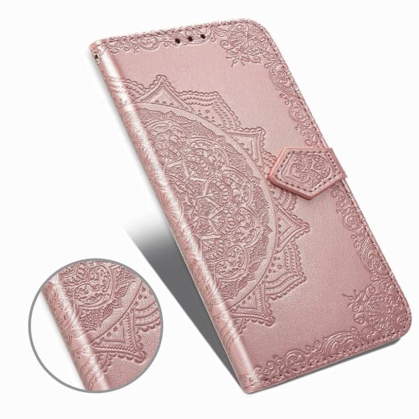 Mandala Samsung Galaxy A51 veske - Rose gull