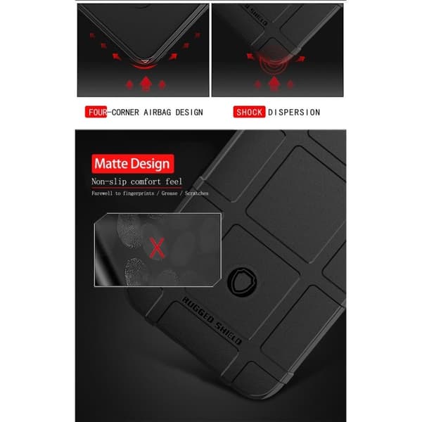 Rugged Shield cover - Motorola Moto G8 Power - Sort
