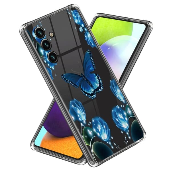 Deco Samsung Galaxy A54 Etui - Sommerfugl og Blomst