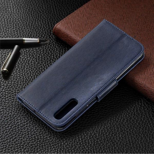 Butterfly Samsung Galaxy A70 etui - Blå
