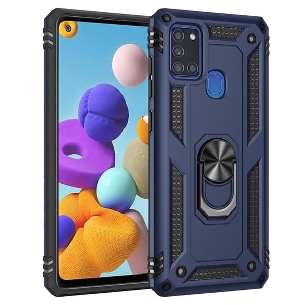 Bofink Combat Samsung Galaxy A21s deksel - Blå