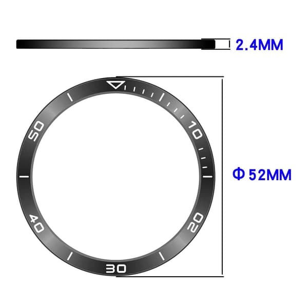 Garmin Tactix 8 51 mm SOLAR-version Rustfrit stål rammebeskyttelse Ridsefast ring - Sort + Rød