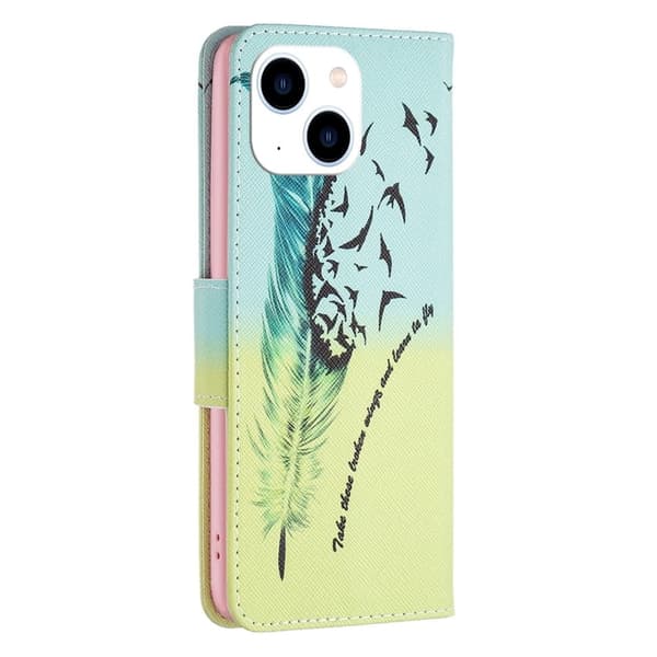 Wonderland iPhone 14 flip etui - Fjer