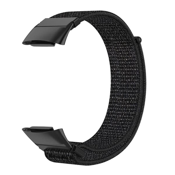 Elastinen nailon ranneke Fitbit Charge 5 - Musta
