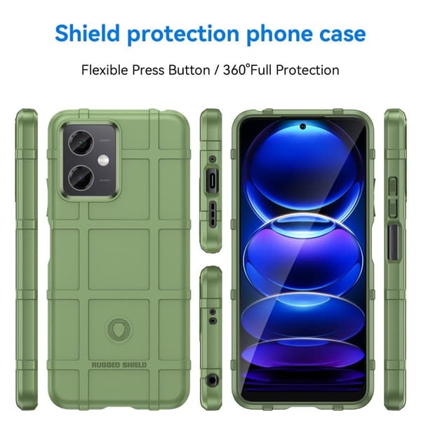 Rugged Shield Etui Xiaomi Redmi Note 12 - Grøn