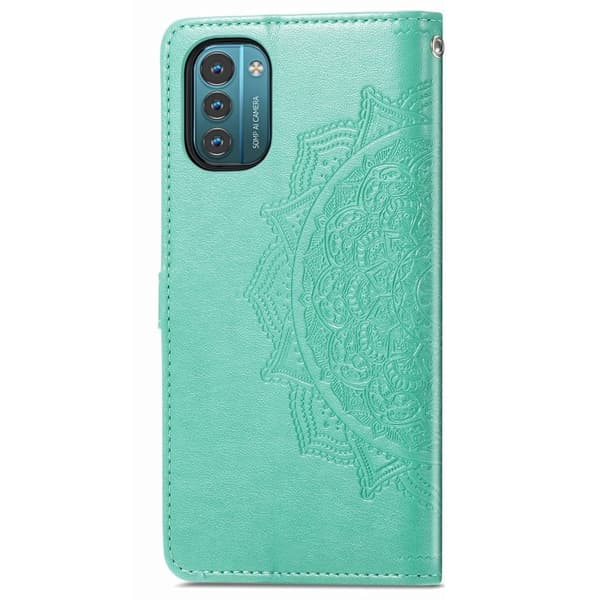 Mandala Nokia G11 / G21 Flip Etui - Grøn