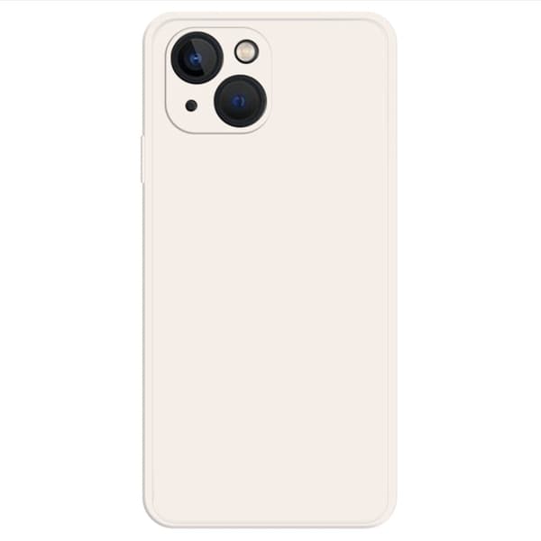 Avfasat gummerat droppskydd för iPhone 13 - Beige